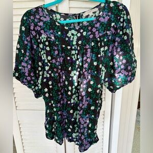 Floral Print Women's Top